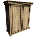 Double-Door Wooden Wardrobe