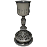 Engraved Silver Vase