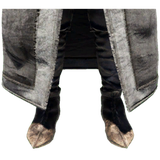 Fine Silk Fabric Boots