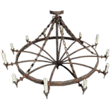 Large Metal Chandelier