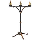 Large Metal Standing Candleholder