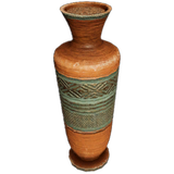 Orange Ceramic Vase