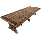 Reinforced Wide Wooden Table