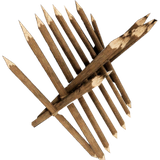 Spiked Wooden Barrier